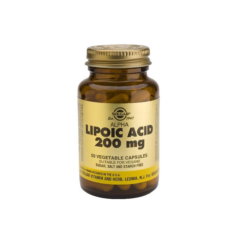 ACIDO ALFA LIPOICO 200 mg 50 caps Solgar