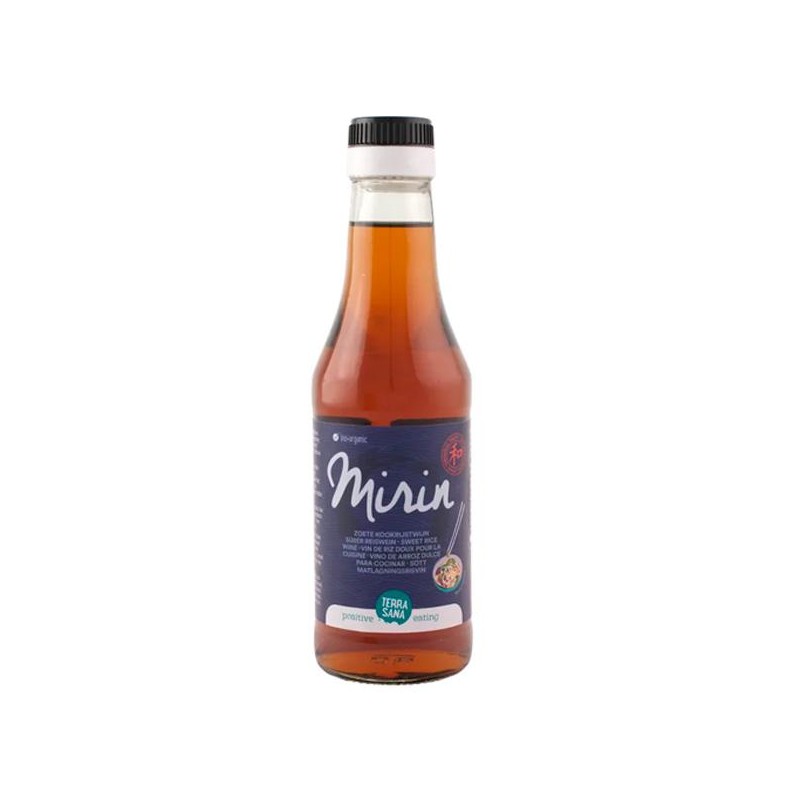 Mirin vino de arroz dulce Bio 250 ml Mirin vino de arroz dulce Bio 250 ml