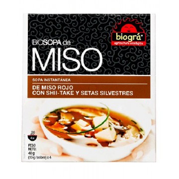 Sopa Miso Rojo Settas  Eco 40 gr