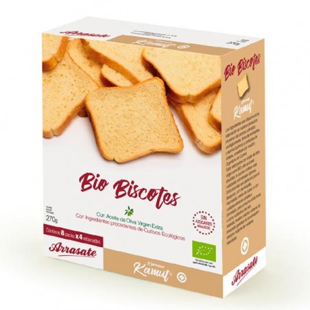 Biscotes de Kamut Bio 270 gr Arrasate