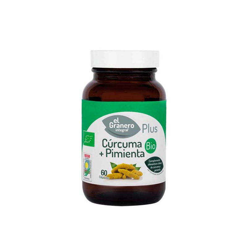 Curcuma + Pimienta Bio 60 caps Granero Curcuma + Pimienta Bio 60 caps Granero