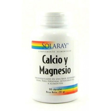 CALCIO Y MAGNESIO 90 caps Solaray