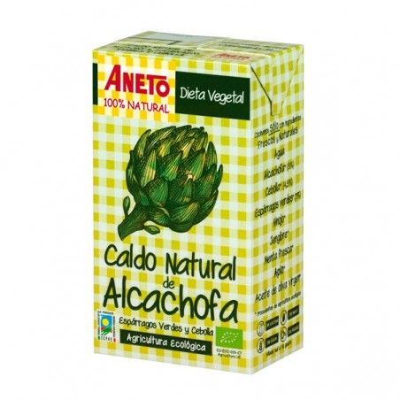 Caldo Natural Alcachofa Bio 1 L Aneto