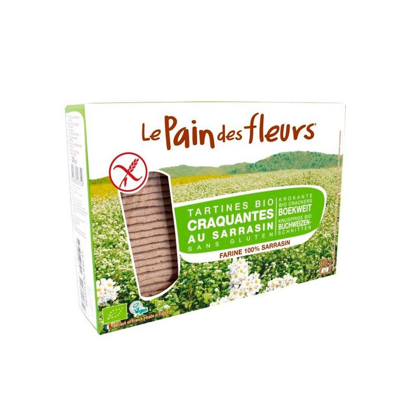 Pan de Flores Trigo Sarraceno Bio 300 gr Pan de Flores Trigo Sarraceno Bio 300 gr