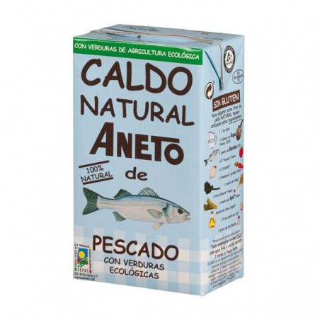 Caldo natural de pescado Bio 1 L Aneto