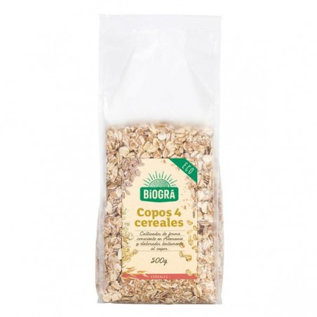 Copos 4 Cereales Bio 500 gr Biogra