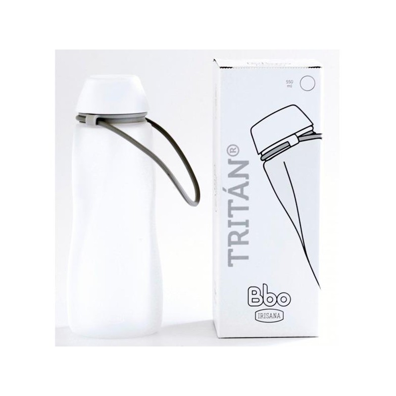 Botella Tritan bbo blanco 550 ml Irisan Botella Tritan bbo blanco 550 ml Irisan