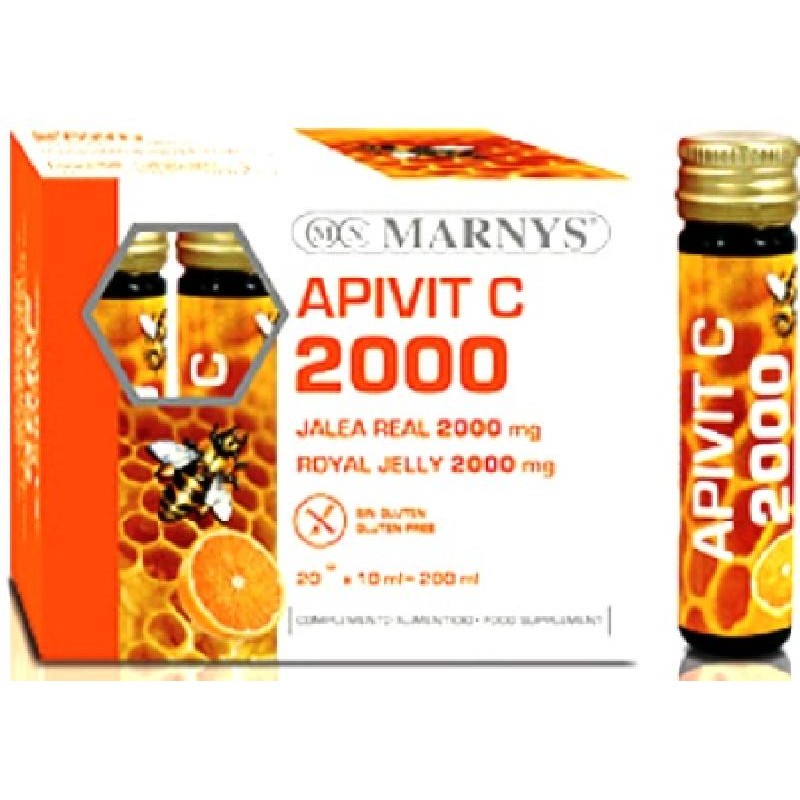 Apivit C 2000 mg 20 viales Marnys