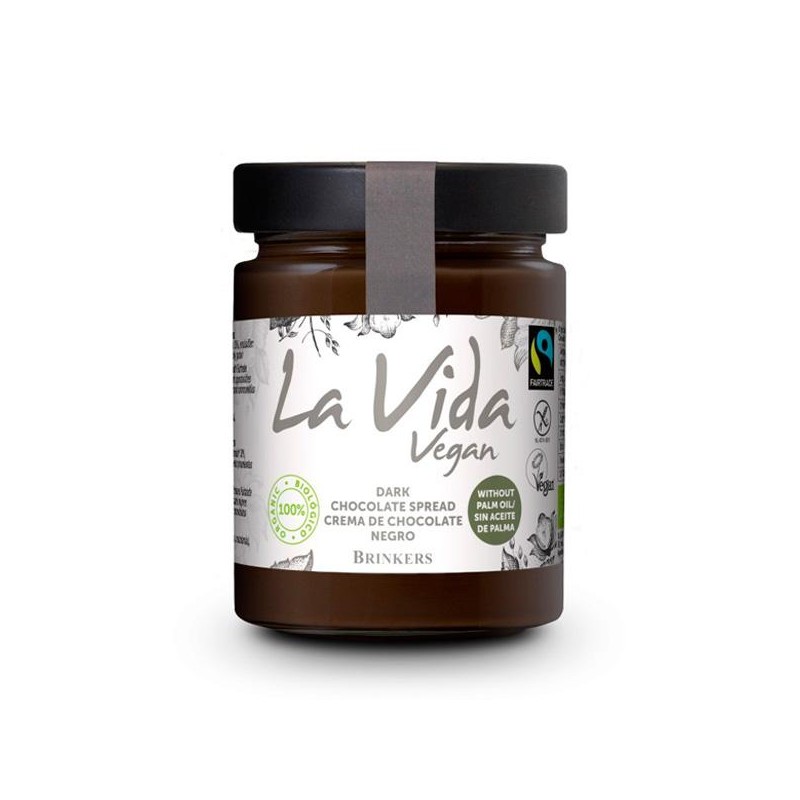 Crema Choco Negro Bio 270 Gr Vida Vegan Crema Choco Negro Bio 270 Gr Vida Vegan