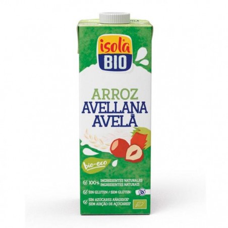 Bebida Arroz Avellana 1 L Isola Bio