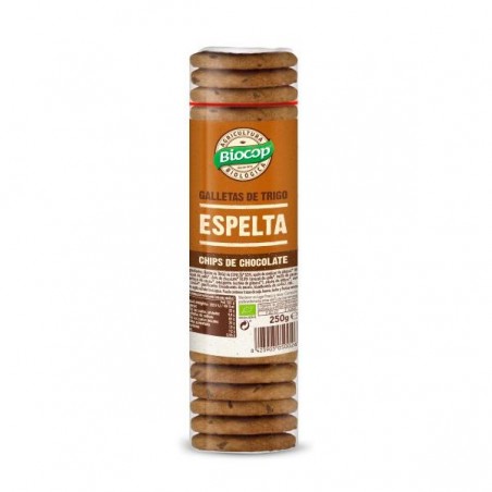 Galletas Espelta Chips Choco Bio 250 gr