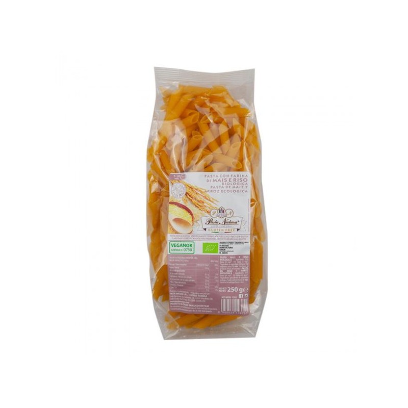 Macarrones maiz y arroz S/G Bio 250 gr Macarrones maiz y arroz S/G Bio 250 gr