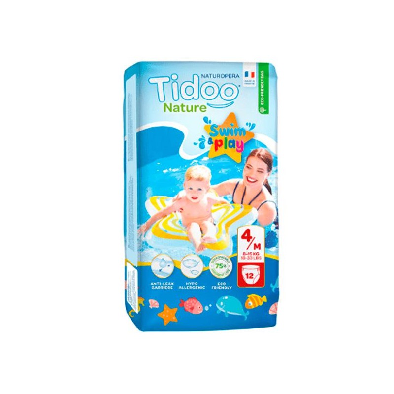 Pañal Piscina Talla M / 4 12 und Tidoo Pañal Piscina Talla M / 4 12 und Tidoo