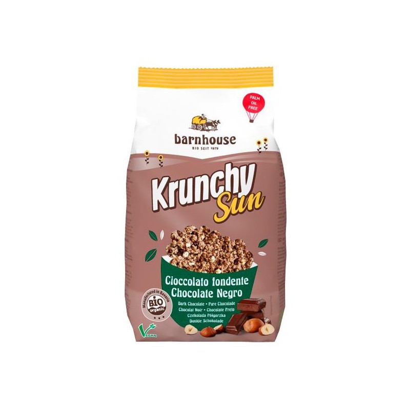Kruncky Chocolate y Avellana Bio 375 gr