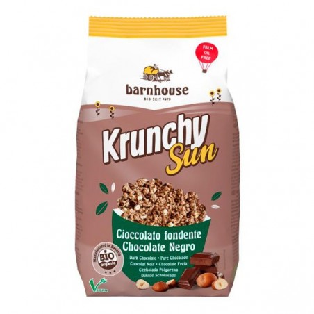 Krunchy Chocolate y Avellana Bio 375 gr