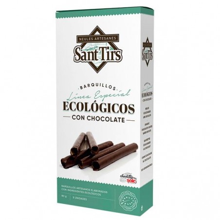 Barquillos Chocolate Bio 90 gr Sant Tirs