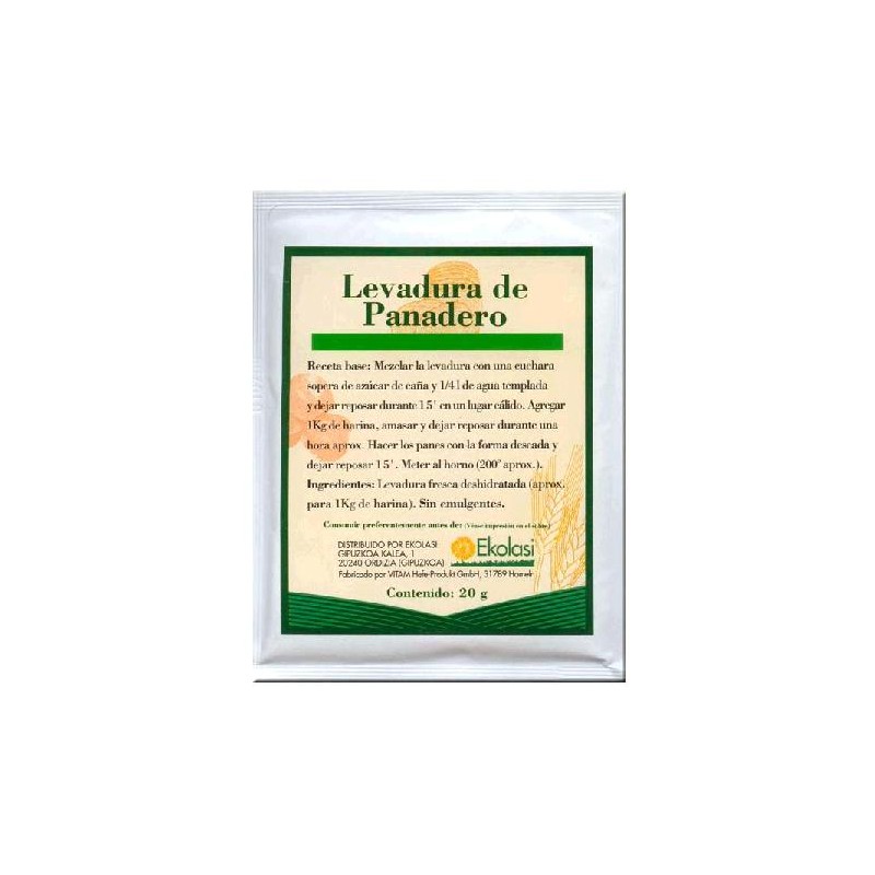 LEVADURA PANADERO 20 gr Vitam LEVADURA PANADERO 20 gr Vitam