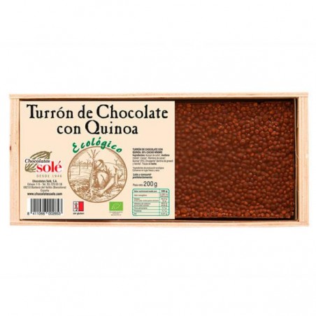 Turron Chocolate con Quinoa Bio 200 gr