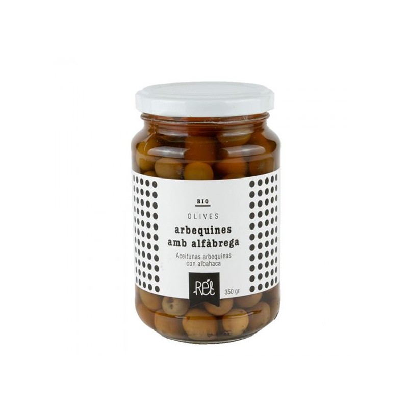 Aceitunas arbequinas Bio 200 gr Rel