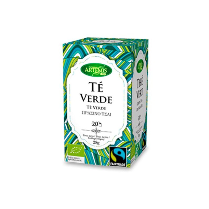 Te verde Bio 20 filtros Artemis Te verde Bio 20 filtros Artemis